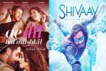 Ranbir Kapoor, Ajay Devgn, ae dil hai mushkil and shivaay four days collections, Sayesha saigal