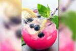 blueberry drinks, How to make Blueberry Lemonade, blueberry lemonade, Blueberry drinks
