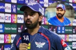 KL Rahul statement, KL Rahul statement, kl rahul s interesting remark on rohit sharma, Suniel shetty