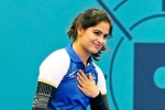 Manu Bhaker returns to India, women's 25m air pistol, manu bhaker missed to create history, Badminton