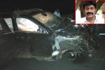 Rajasekhar car, Rajasekhar breaking news, rajasekhar meets with a road accident, Mercedes benz Rajasekhar car, Rajasekhar breaking news, rajasekhar meets with a road accident, Mercedes benz