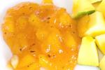 Sweet ripe mango chutney, South Indian chutney, quick sweet ripe mango chutney recipe, South indian chutney