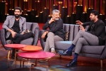 Baahubali team on Koffee with Karan, Baahubali team, baahubali trio shares coffee couch on koffee with karan, Director rajamouli