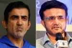 BCCI, Sourav Ganguly and Gautam Gambhir latest, sourav ganguly sends clear warning to gautam gambhir, Ead